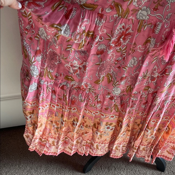 Easel Floral Pink Maxi Dress Size Small - Picture 4 of 11